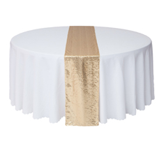 12''X108'' Yellow Premium Sequin Table Runner