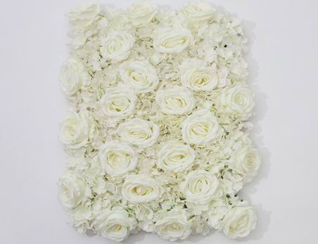 Artificial Rose Hydrangea Flower Wall for Wedding Decoration Floral Panel for Photography 40*60CM