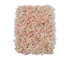 Premium Fuchsia Hydrangea Artificial Flower Wall Mat Panel Wedding Event Decoration Supplier