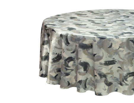 Printed Satin Round Table Cloth