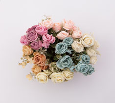 Wholesale Artificial Floral Bush, Maintenance Free Artificial Flowers for Indoor or Outdoor Display