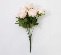 Wholesale Pink Rose Wholesale Pink Rose Artificial Flower for Wedding Banquet Home Decoration Silk Faux Flowers Wedding Supplier