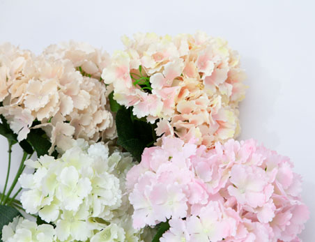 Wedding and Home Decoration Best-selling Silk Hydrangea Artificial Flower Made in China