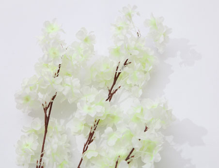 Wholesale Cream Silk Orchids Steam Artificial Orchid Flower for Wedding Party Household Decoration