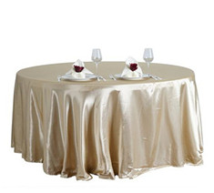 Round Tablecloth 120 Inch Stain Resistant Polyester Fabric Table Cloth for Dining Room Kitchen Party