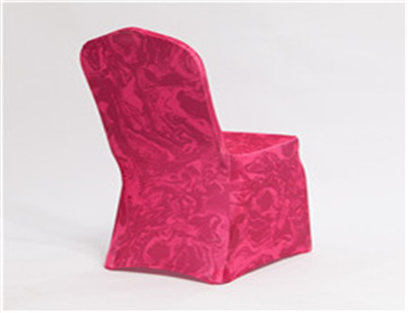 Outdoor Luxury Design Rosette Stretchy Dinning Chair Cover Embossing process chair cover