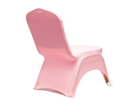 Wholesale High Quality High Stretch Pink Spandex Chair Cover with Three Holes for Wedding Party Decoration