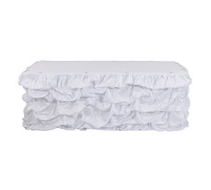 Customed Size Multilayer Ruffle Table Skirt