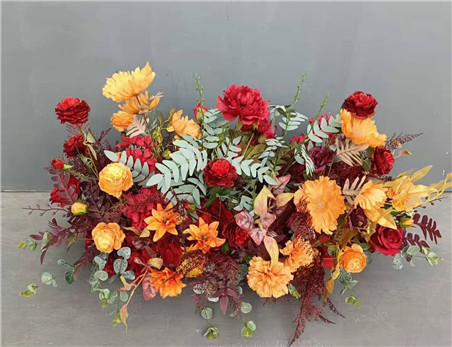 Wholesale Wedding Arrangements Centerpiece Artificial Flower Table Runner Decorative Aisle Flowers Row For Decor