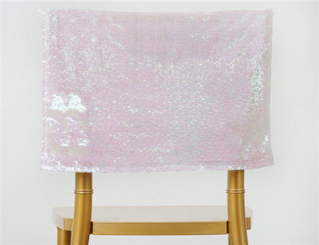 Iridescent Premium Sequin Chiavari Chair Back Cover