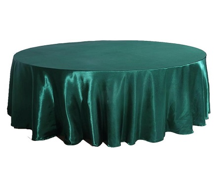 Customied size round satin table clothes