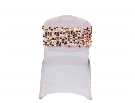 Big Payette Sequin Round Chair Sashes