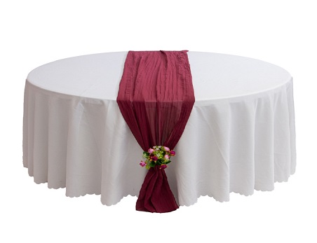 12’*108′ Premium Chiffon Table Runner