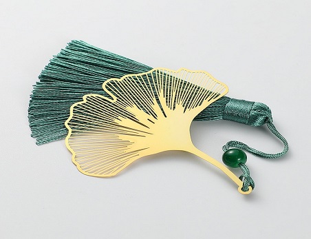 Gold Metal Gingko Leaf/Lotus Shape Napkin Rings