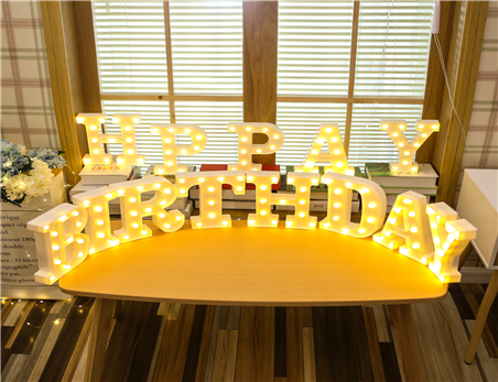 Led Light Up Numbers Marquee Letters For Birthday Party Decorations