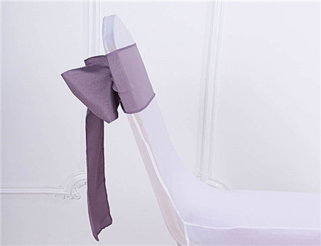 Wholesale High Quality Polyester Chair Sash for Wedding Decoration