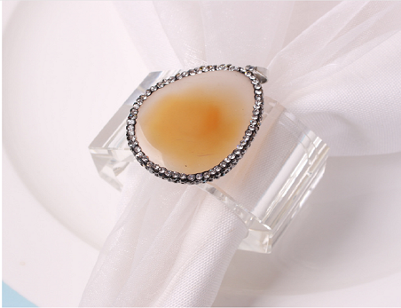 Multicolor Agate Napkin Ring