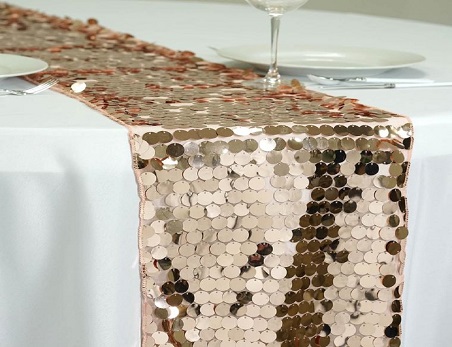 13″x108″ Big Sequin  Table Runners