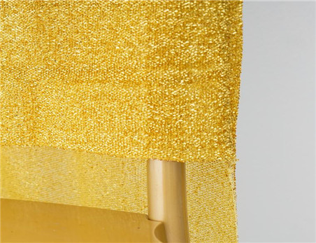 Metallic Glittering Shiny Gold Spandex Stretch Chair Slipcover