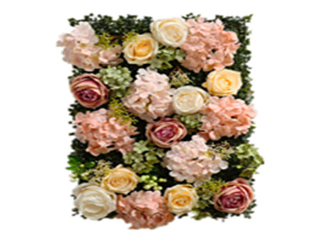 Artificial Flower Wall Home Party Decoration Decorative Silk Flower Panel for Wedding