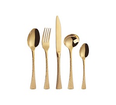 Knife fork and spoon stainless steel cutlery sets