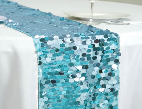 13″x108″ Big Sequin  Table Runners