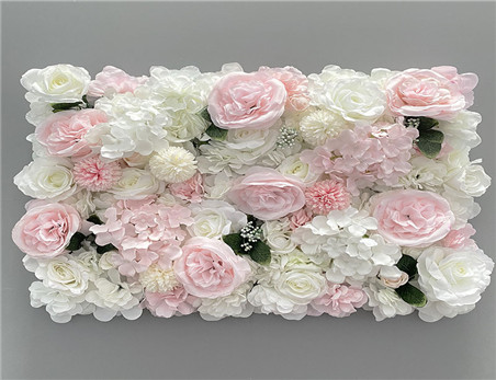 Artificial Flower Wall Home Party Decoration Decorative Silk Rose Flower Panel for Wedding