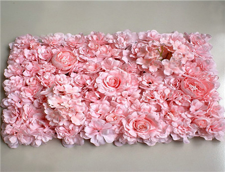 Artificial Flower Wall Home Party Decoration Decorative Silk Rose Flower Panel for Wedding