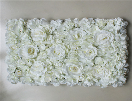 Artificial Flower Wall Home Party Decoration Decorative Silk Rose Flower Panel for Wedding