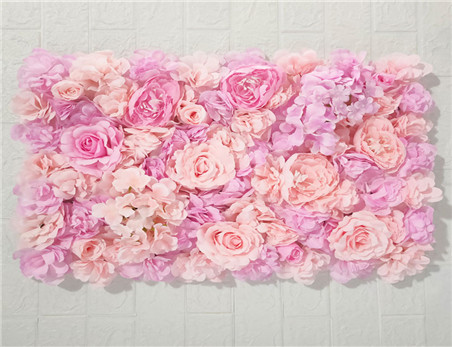 Artificial Flower Wall Home Party Decoration Decorative Silk Rose Flower Panel for Wedding