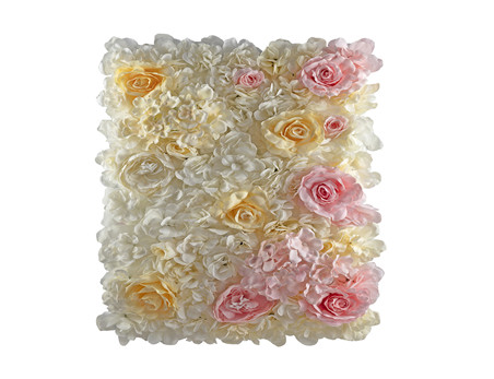 Gradient Artificial Flower Wall Home Party Decoration Decorative Silk Flower Panel for Wedding