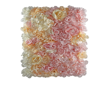 Gradient Artificial Flower Wall Home Party Decoration Decorative Silk Flower Panel for Wedding