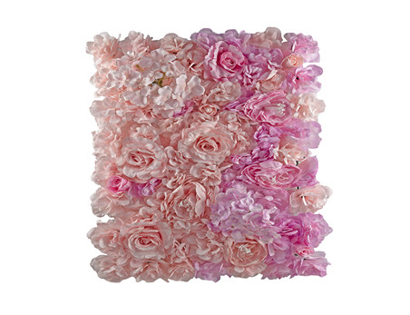 Gradient Artificial Flower Wall Home Party Decoration Decorative Silk Flower Panel for Wedding