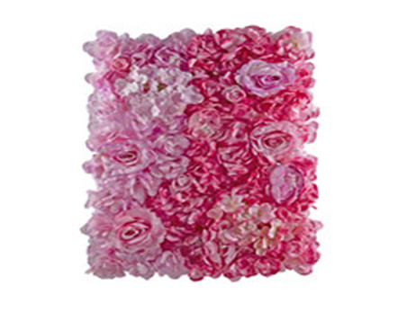 Gradient Artificial Flower Wall Home Party Decoration Decorative Silk Flower Panel for Wedding