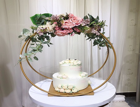 Double Round Arch Wedding Centerpiece