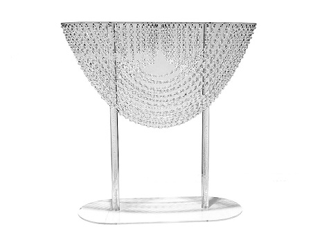 Silver Hurricane Crystal Beaded Wedding Centerpiece