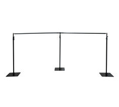 Lengthen Circular Arc Heavy Duty Adjustable Backdrop Pipe and Drape Stands Kit with Base Plates For wedding