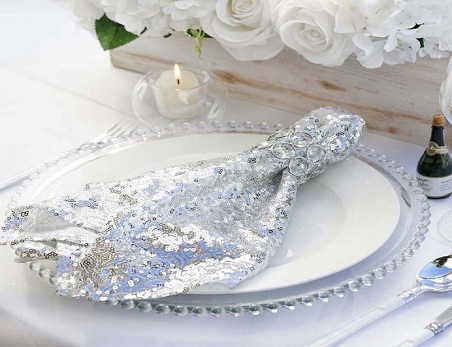 20”x20″ Premium Sequin Napkin