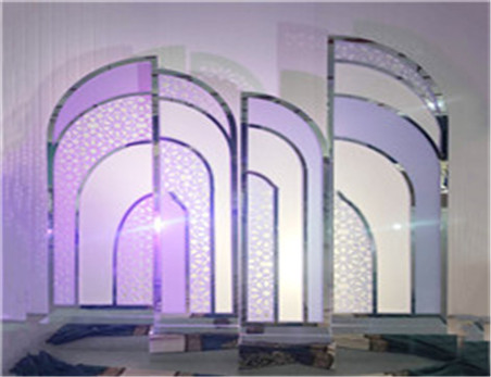 ANNIELU design Wedding Decoration Mirror Effect PVC Acrylic Backdrop