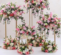 Rectangle Frame Flower Stand Set