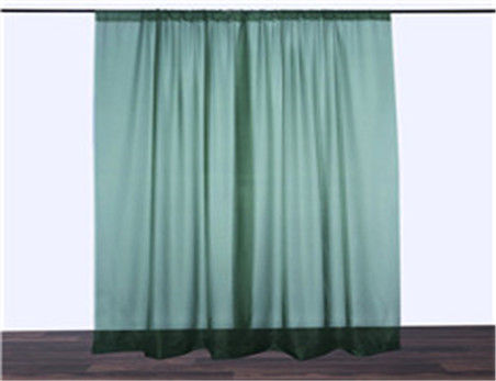 Pack of 2 | 5FTx10FT Fire Retardant Sheer Voile Premium Curtain Panel Backdrops With Rod Pockets