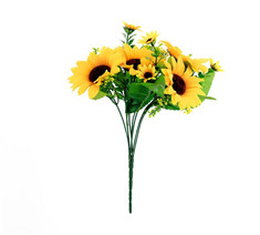 Artificial Sunflower Bouquet Artificial Flower for Home and Wedding Party Decoration