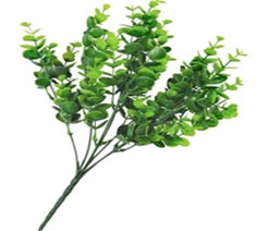 In Promotion New Design Home Garden Decorative Silk Artifical Leaves Green Plant Wedding Supplier