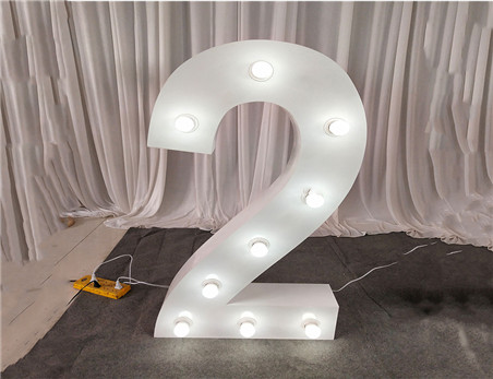 ANNIELU number 1-9 acrylic marquee letter light led birthday party decor