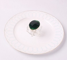 Acrylic And Agate Napkin Rings