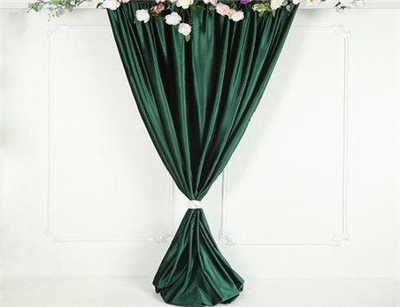 Premium Velvet Backdrop Curtain Panel Drape Party Wedding Decoration Fireproofing Pipe And Drape