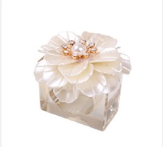 Flower Shape Pearl Napkin Rings