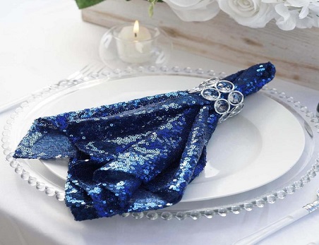 20”x20″ Premium Sequin Napkin