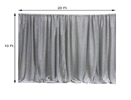 Wholesale Metallic Shiny Spandex Panel Party Wedding Decoration Fireproofing Pipe And Drape