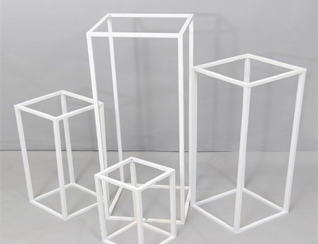 Rectangle Frame Flower Stand Set